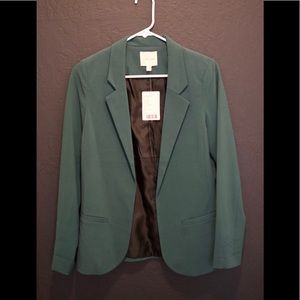 Silence & Noise Urban Outfitters dark green blazer